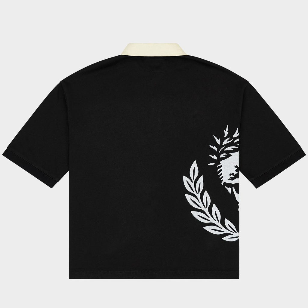 Godspeed Victor Oversized Crest Polo (Black) - New