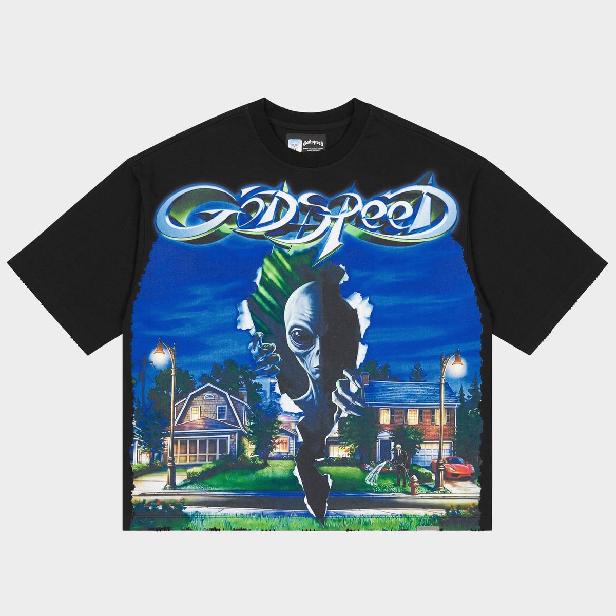 Godspeed Neighborhood Watch T-Shirt (Black) - New