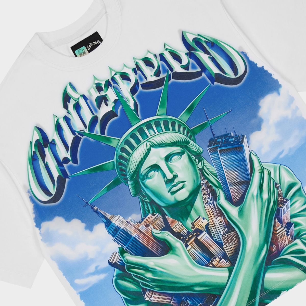 Godspeed Empire Guardian T-Shirt (White) - New