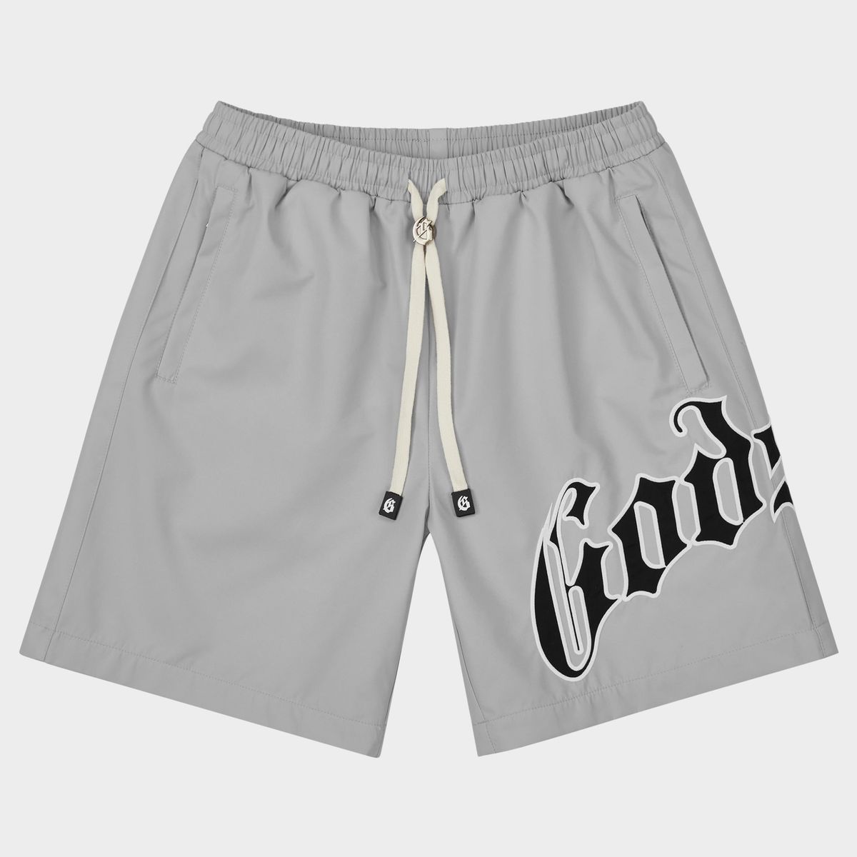 Godspeed OG Logo Nylon Shorts (Grey) - New
