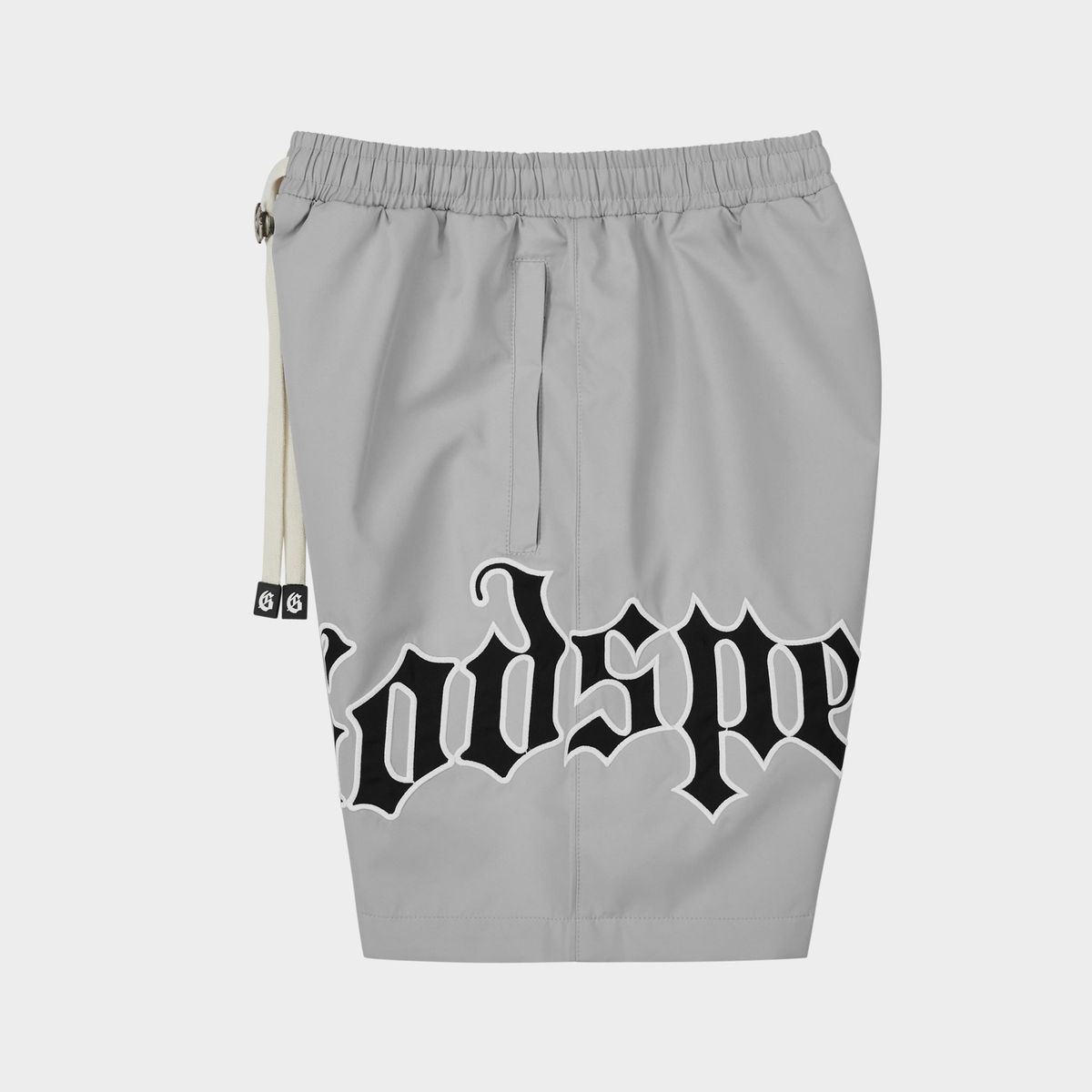 Godspeed OG Logo Nylon Shorts (Grey) - New