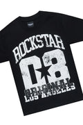 Rockstar Original Boys Edel Black Oversized T-Shirt - New