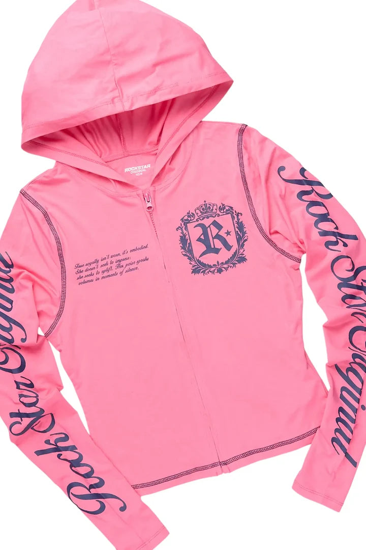 Rockstar Original Desmine Hot Pink Lounge Hoodie - New