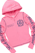 Rockstar Original Desmine Hot Pink Lounge Hoodie - New