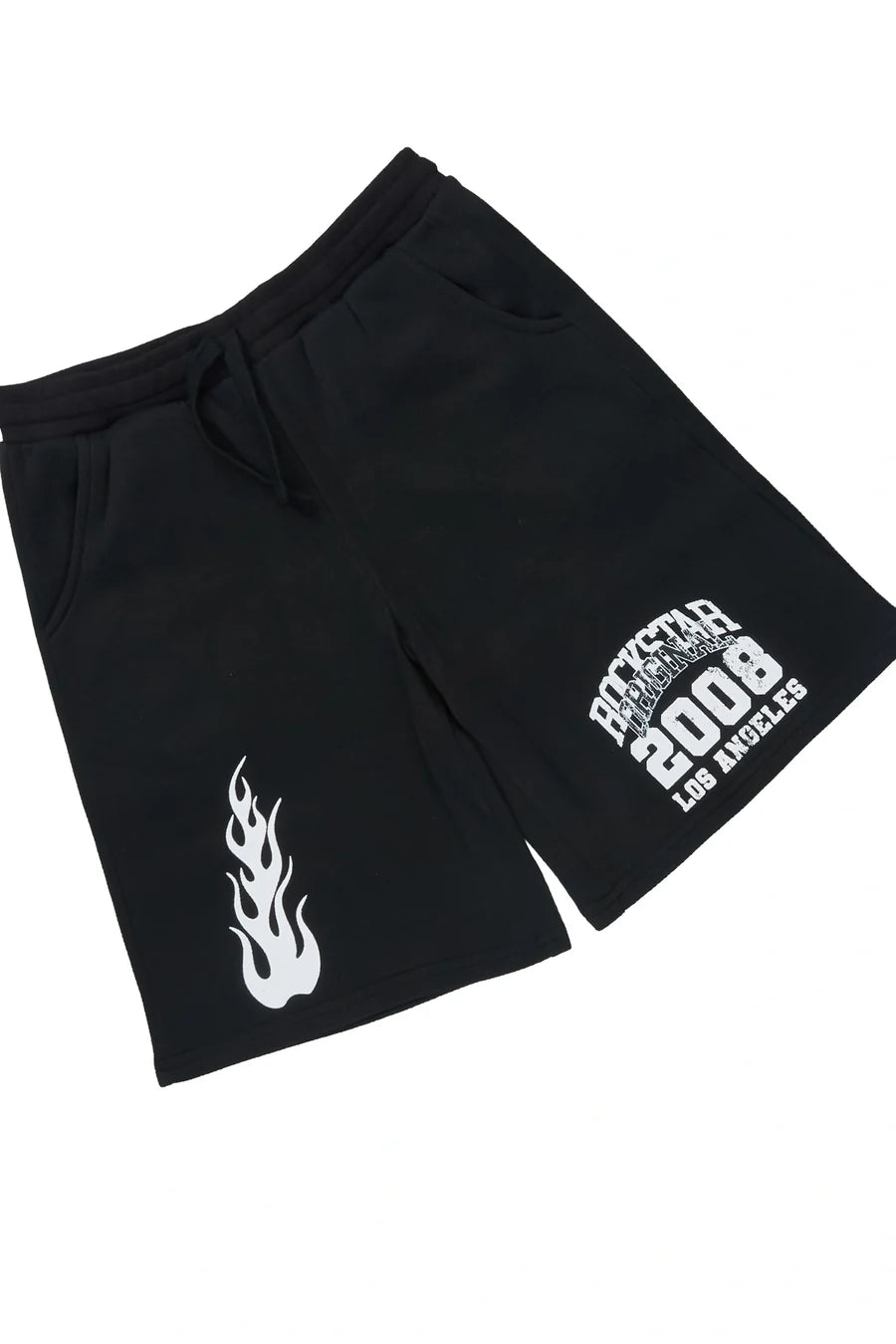 Rockstar Original Boys Edel Black Oversized Shorts - New