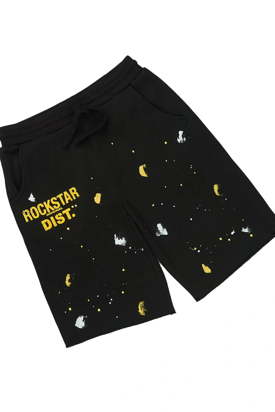 Rockstar Original Boys Scottie Black/Yellow Shorts - New
