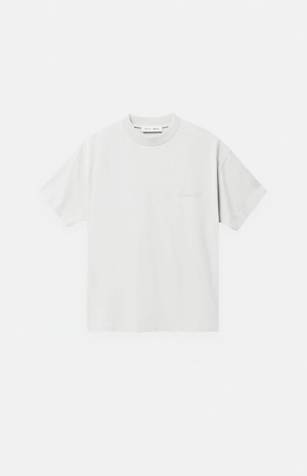 Fear of God ESSENTIALS Kids Ivory Classic Embroidered Short Sleeve T-Shirt - New