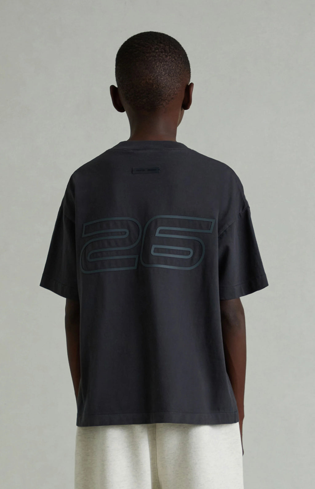 Fear of God ESSENTIALS Kids Vintage Black Short Sleeve T-Shirt - New