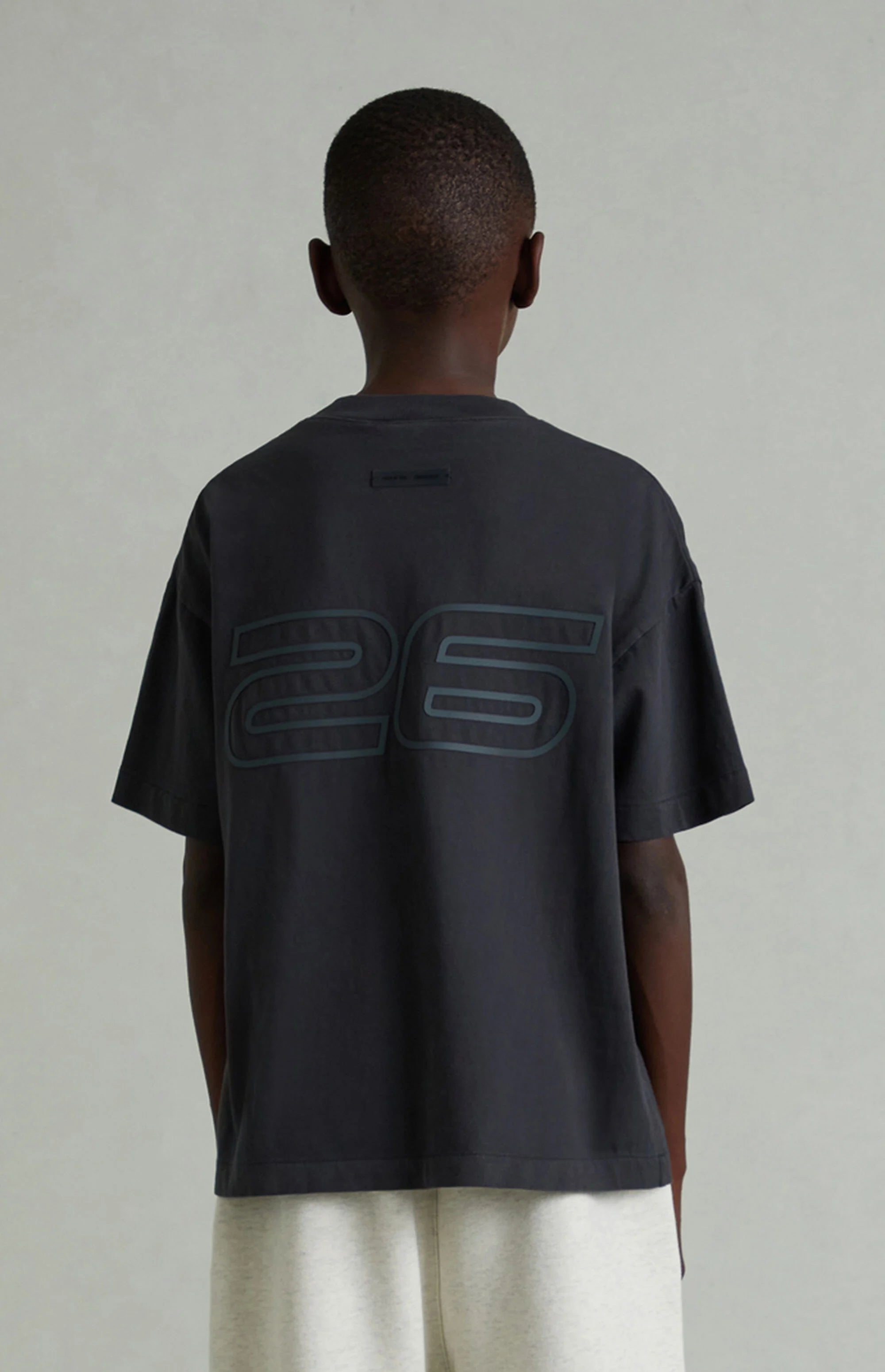 Fear of God ESSENTIALS Kids Vintage Black Short Sleeve T-Shirt - New