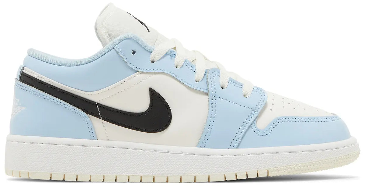 Jordan 1 Low Ice Blue Black (GS) - New