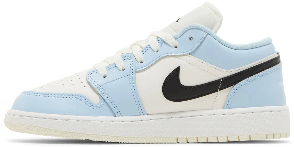 Jordan 1 Low Ice Blue Black (GS) - New