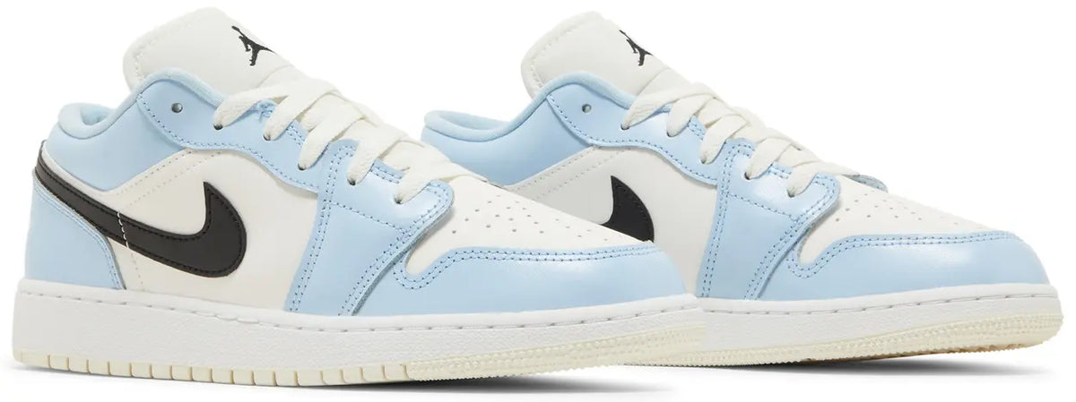 Jordan 1 Low Ice Blue Black (GS) - New