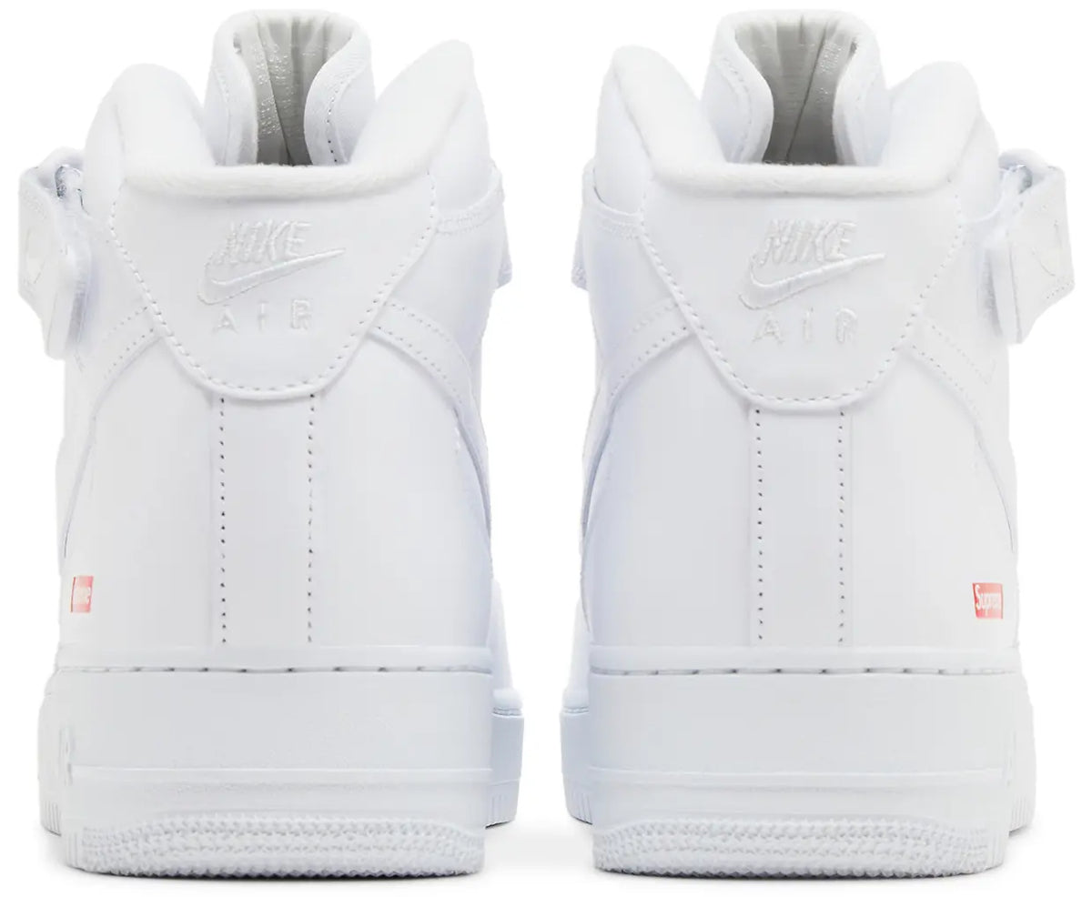 Nike Air Force 1 Mid Supreme White - New