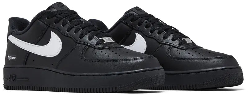 Nike Air Force 1 Low Supreme Black White - New