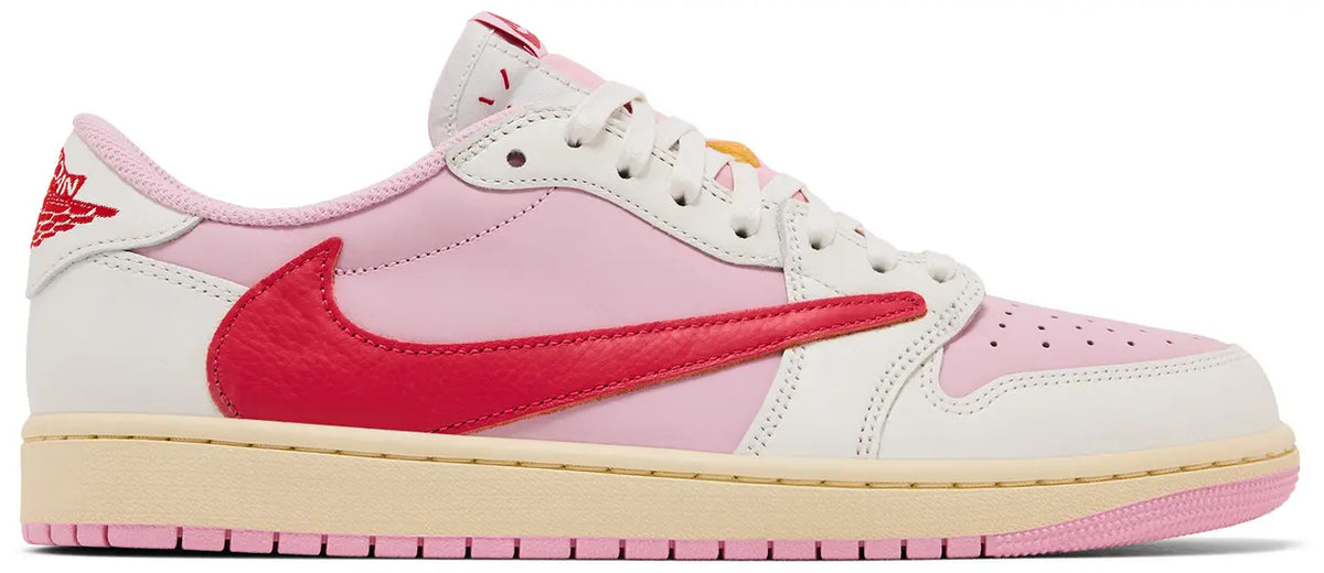 Jordan 1 Retro Low OG SP Travis Scott Sail Tropical Pink - New