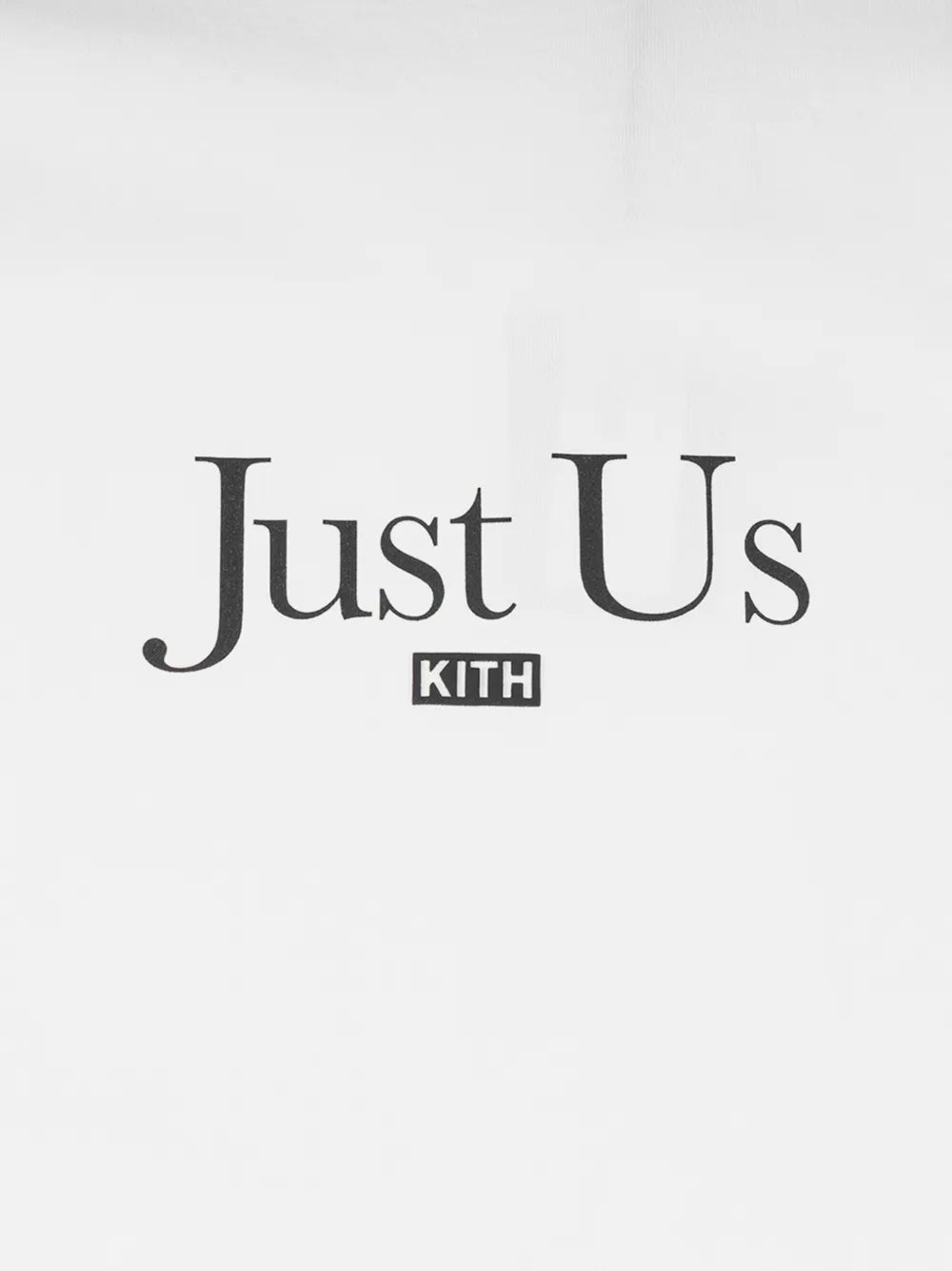Kith Just Us Quote Tee White - New