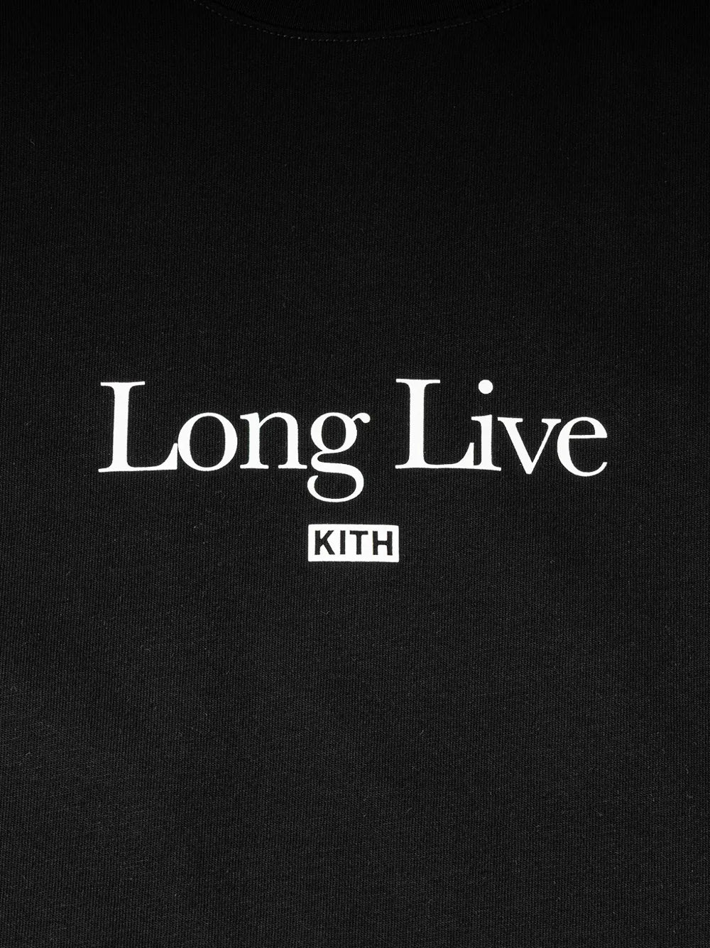 Kith Long Live Quote Tee Black - New