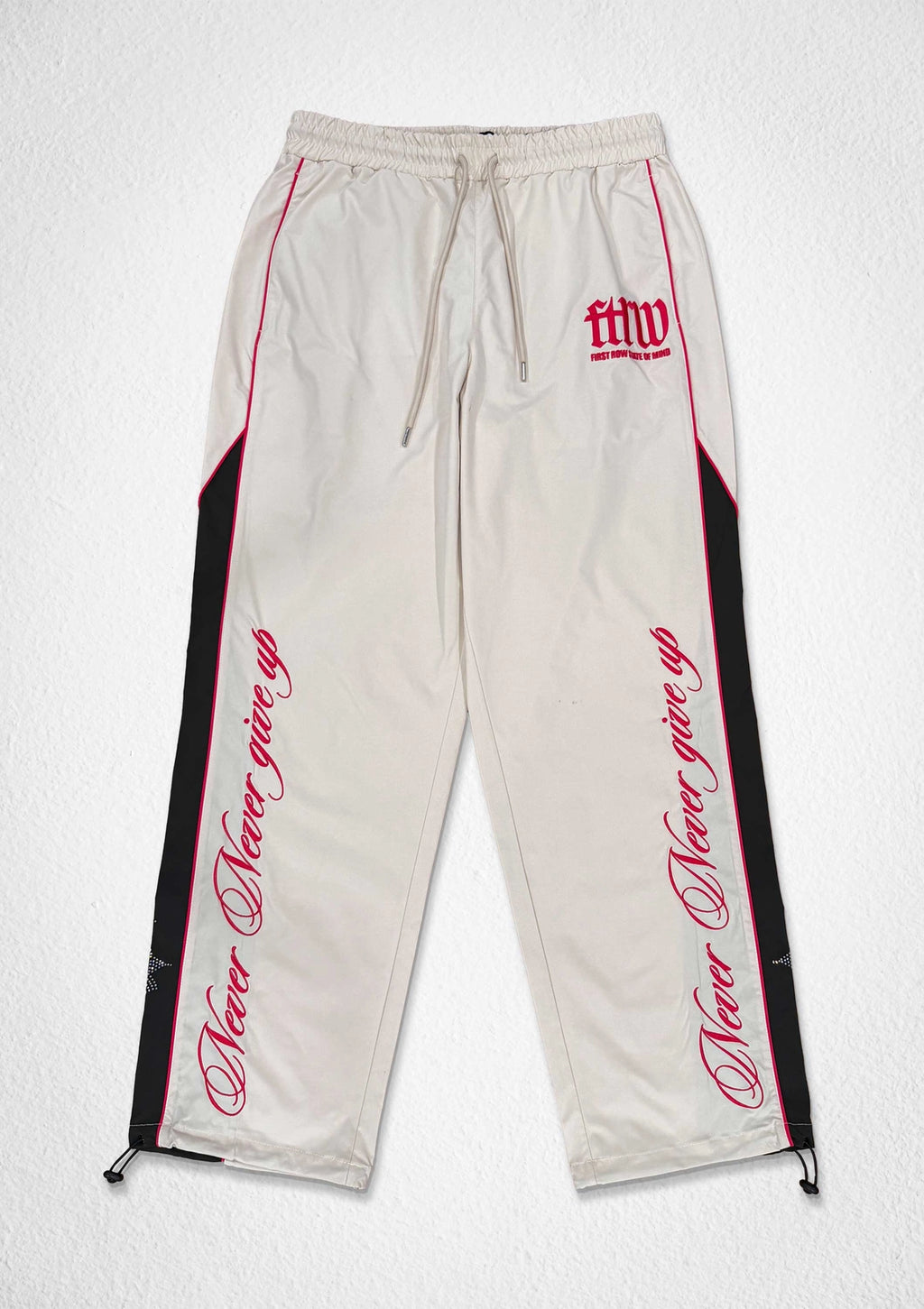 First Row Property Of First Row Track Pants ECRU - New