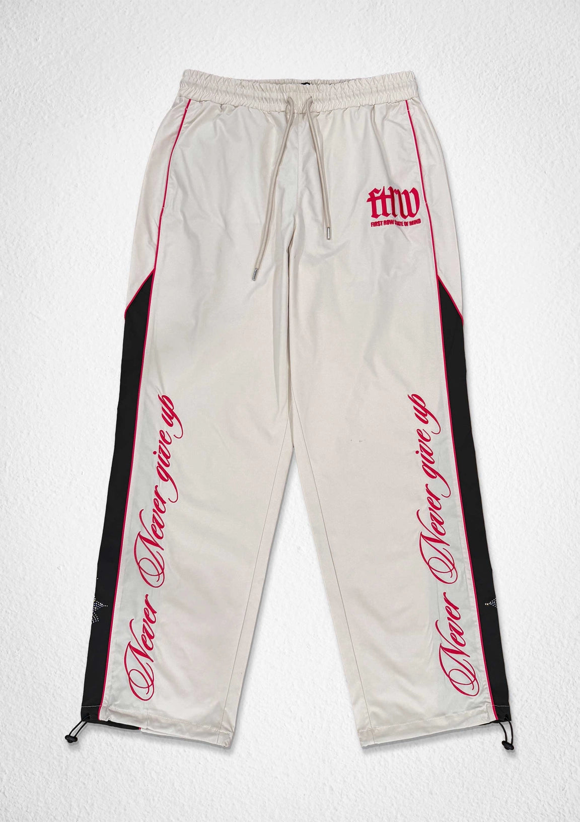 First Row Property Of First Row Track Pants ECRU - New