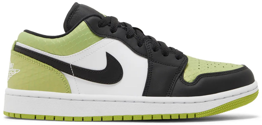 Jordan 1 Low Snakeskin Vivid Green (Women's) - New