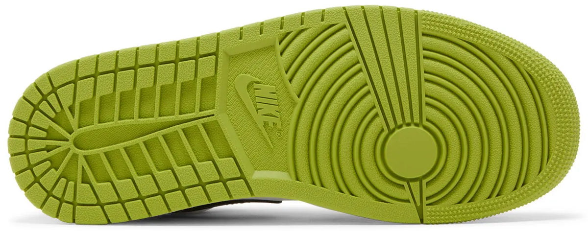 Jordan 1 Low Snakeskin Vivid Green (Women's) - New