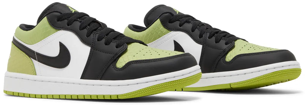 Jordan 1 Low Snakeskin Vivid Green (Women's) - New