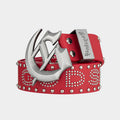 Godspeed Forged GS Studded Belt (Red) - New