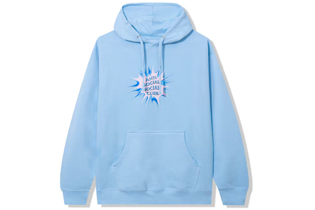 Anti Social Social Club Stunned Hoodie Blue - New
