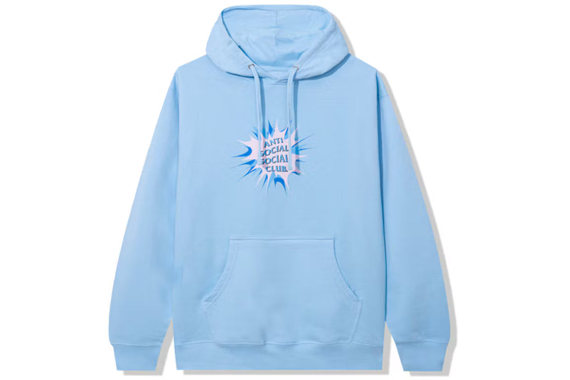 Anti Social Social Club Stunned Hoodie Blue - New