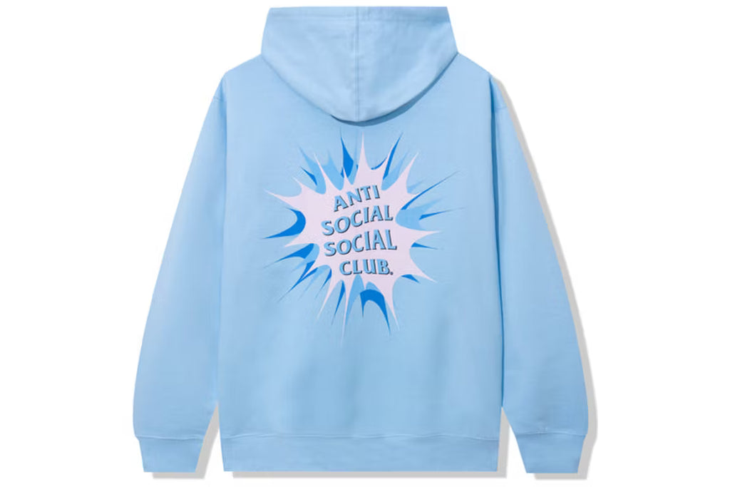 Anti Social Social Club Stunned Hoodie Blue - New
