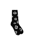 Denim Tears Cotton Wreath Socks Black - New