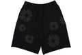 Denim Tears Mono Cotton Wreath Sweatshorts Black - New