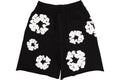 Denim Tears Cotton Wreath Sweatshorts Black - New
