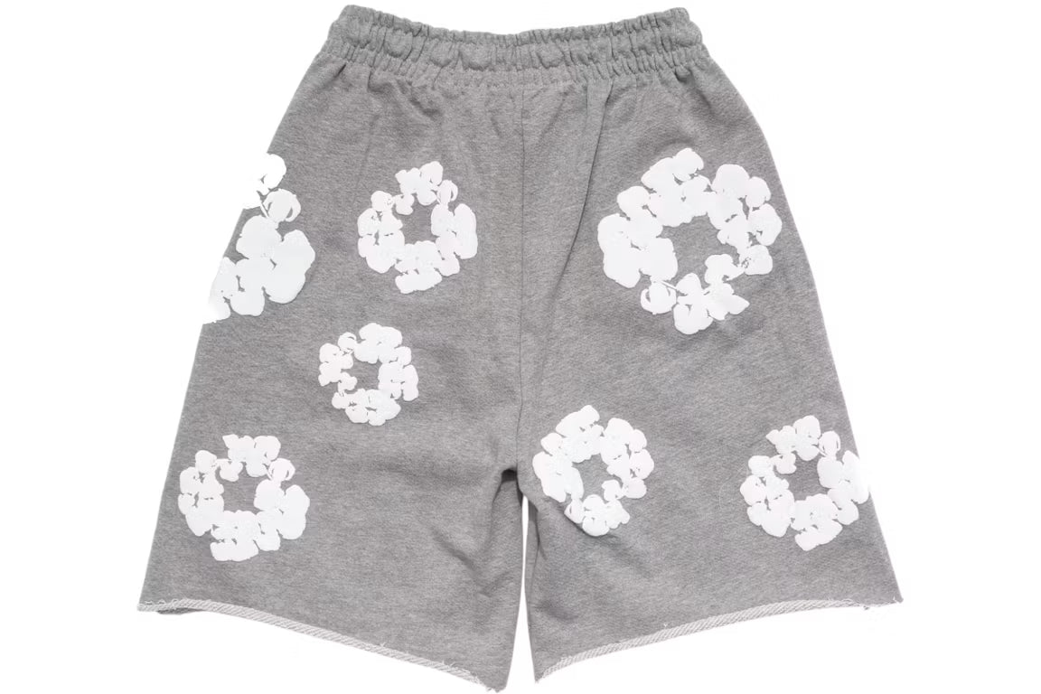 Denim Tears Cotton Wreath Sweatshorts Grey - New