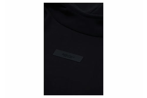Fear of God Essentials Chest Logo Hoodie Jet Black/Jet Black - New