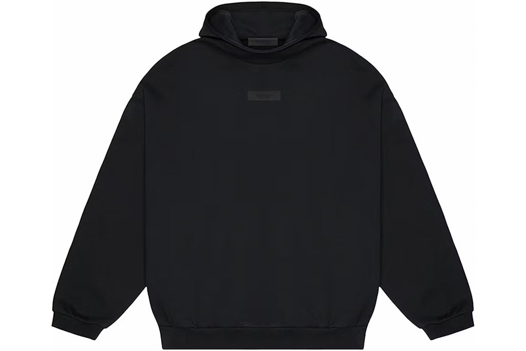 Fear of God Essentials Chest Logo Hoodie Jet Black/Jet Black - New