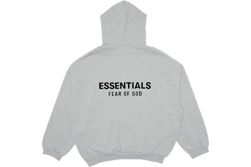 Fear of God Essentials Fleece Hoodie Light Heather Grey - New