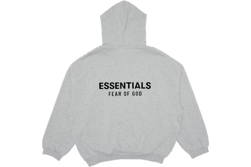 Fear of God Essentials Fleece Hoodie Light Heather Grey - New