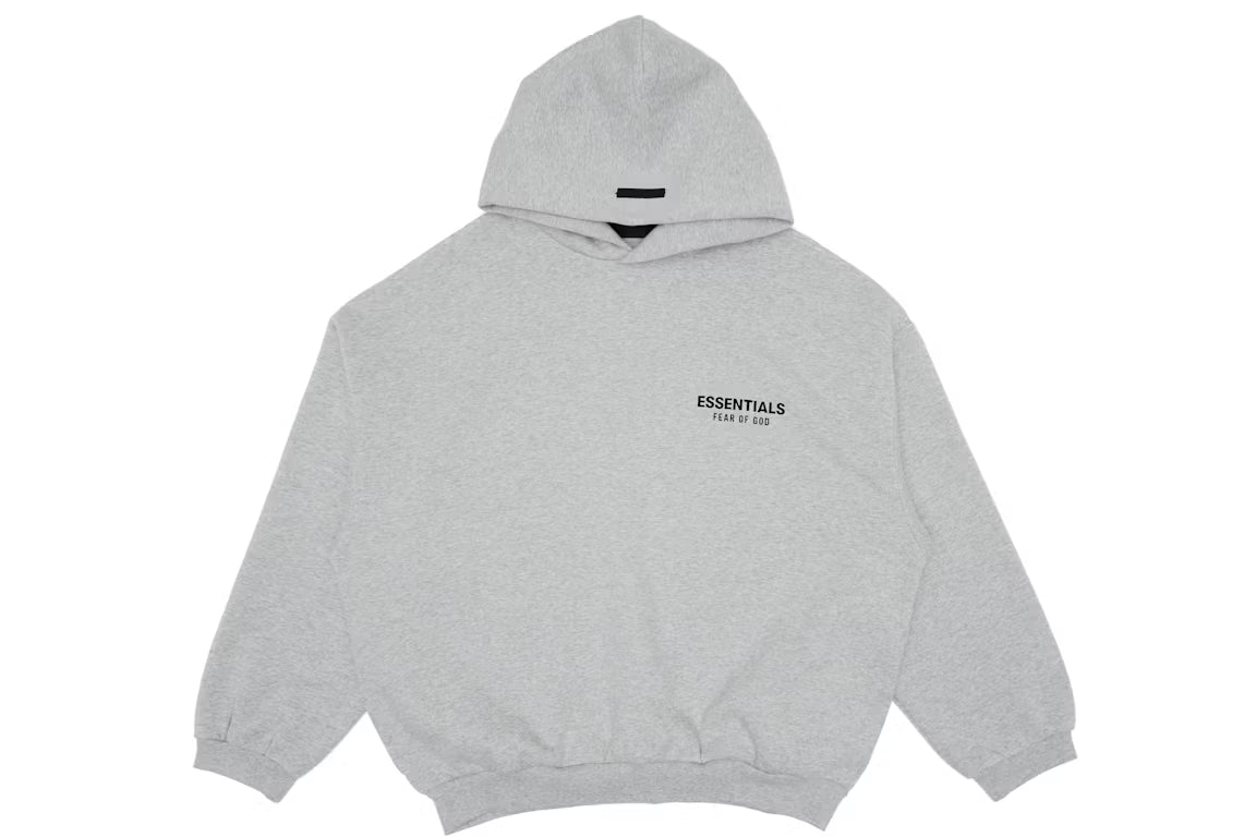 Fear of God Essentials Fleece Hoodie Light Heather Grey - New