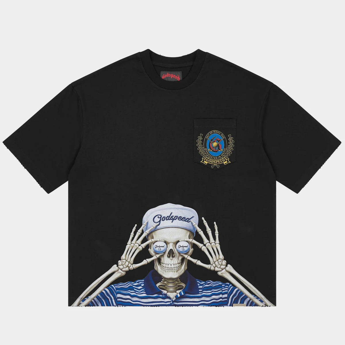 Godspeed Golf Days Pocket T-Shirt (Black) - New