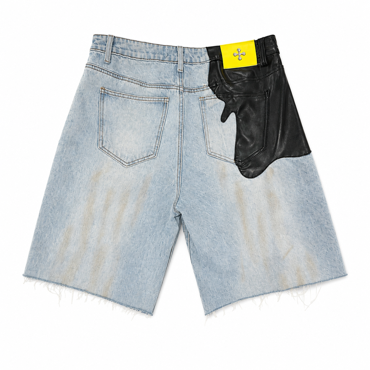Mind Bowling Jean Shorts Black/Blue - New