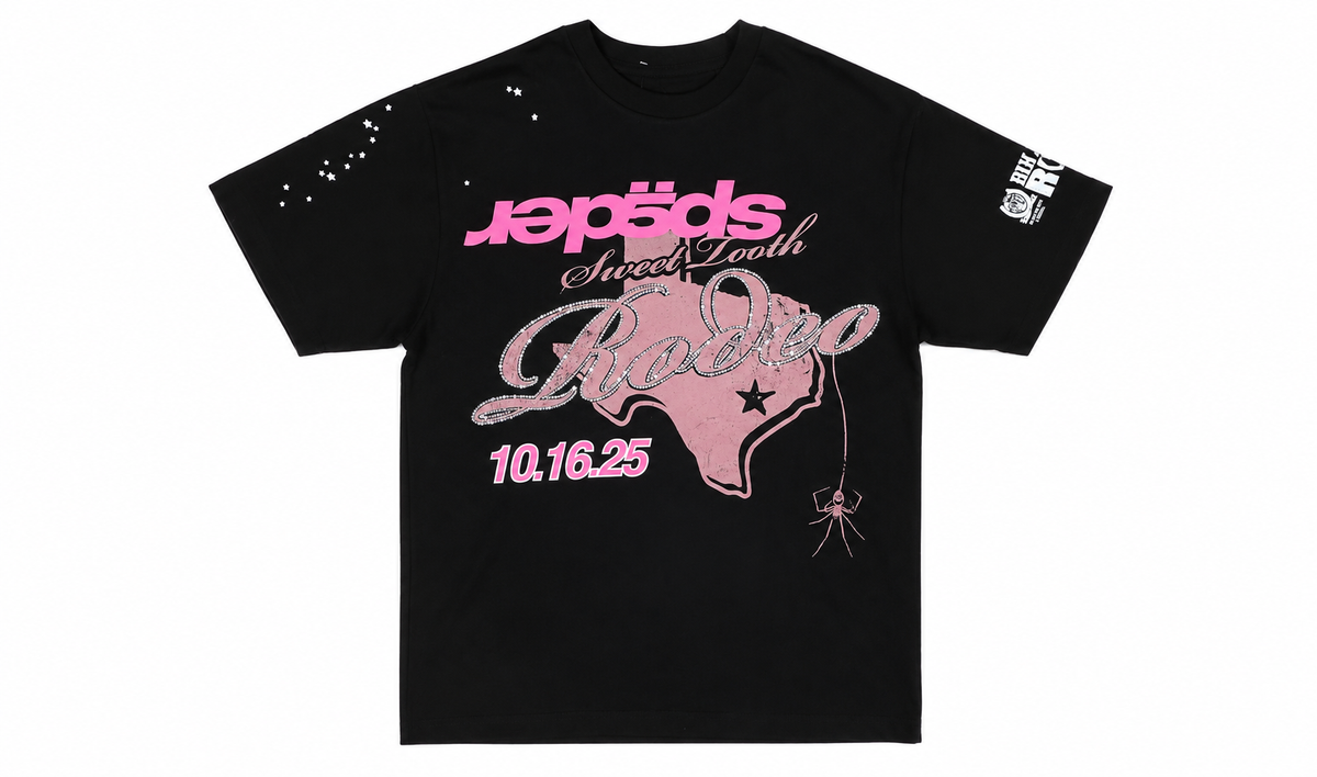 Sp5der Rodeo Texas Tee Black - New