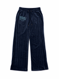 Ed Hardy NY Skull City Velour Pants Navy - New