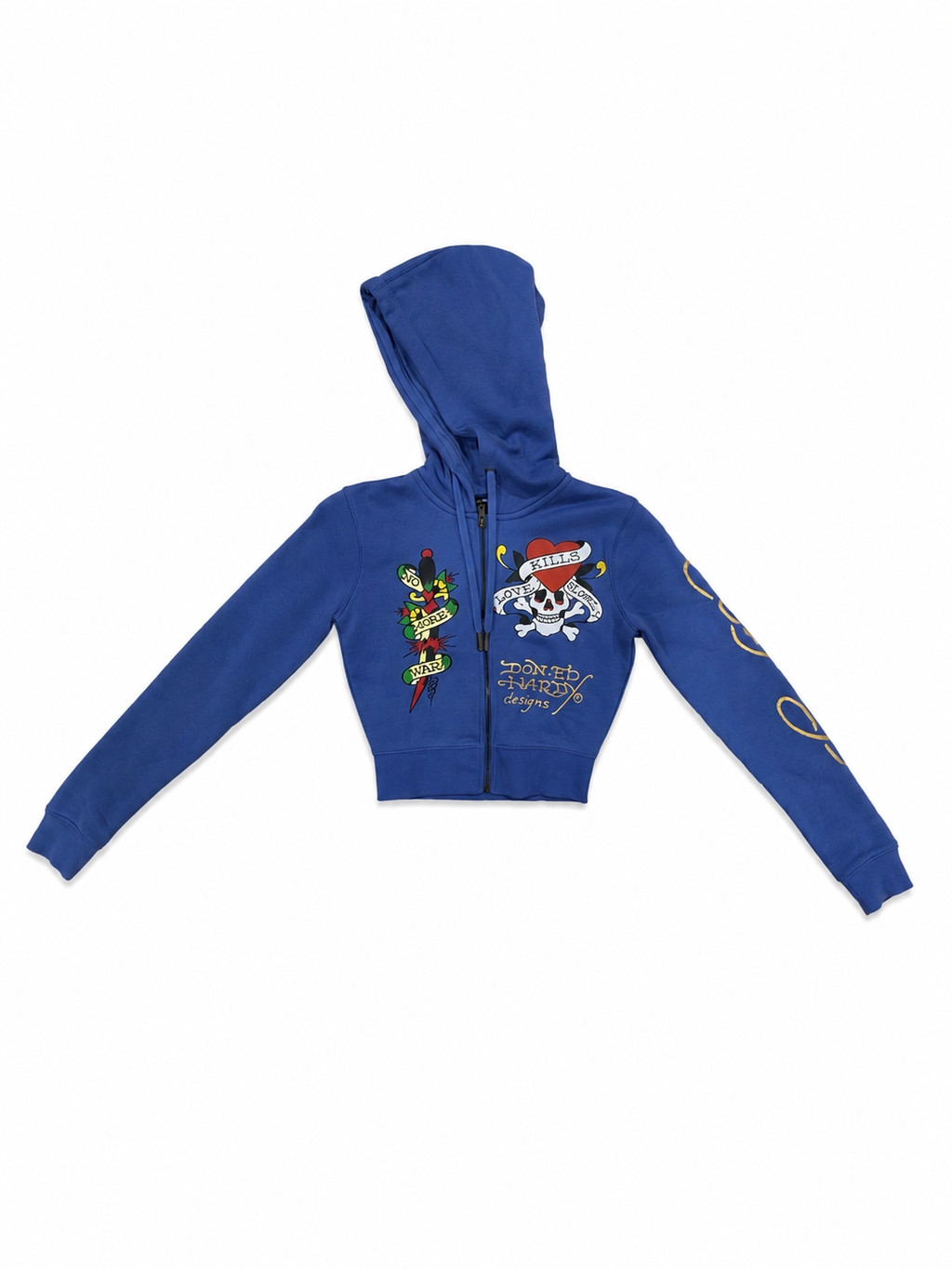 Ed Hardy Love Kills Jacket Blue - New