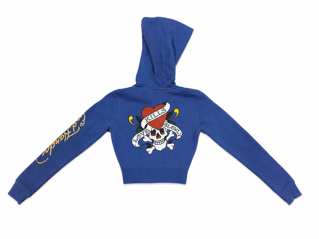 Ed Hardy Love Kills Jacket Blue - New