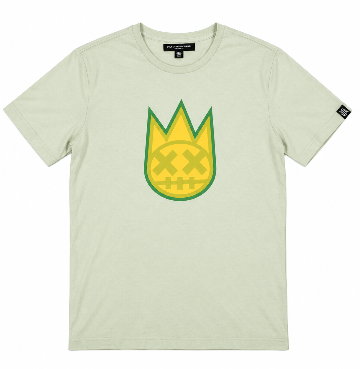 Cult Of Individuality 3D Clean Shimuchan Logo Short Sleeve Crew Neck Tee Patina Green - New