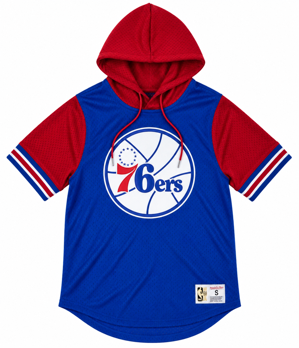 Mitchell & Ness Philadelphia 76ers Jersey Hooded - New