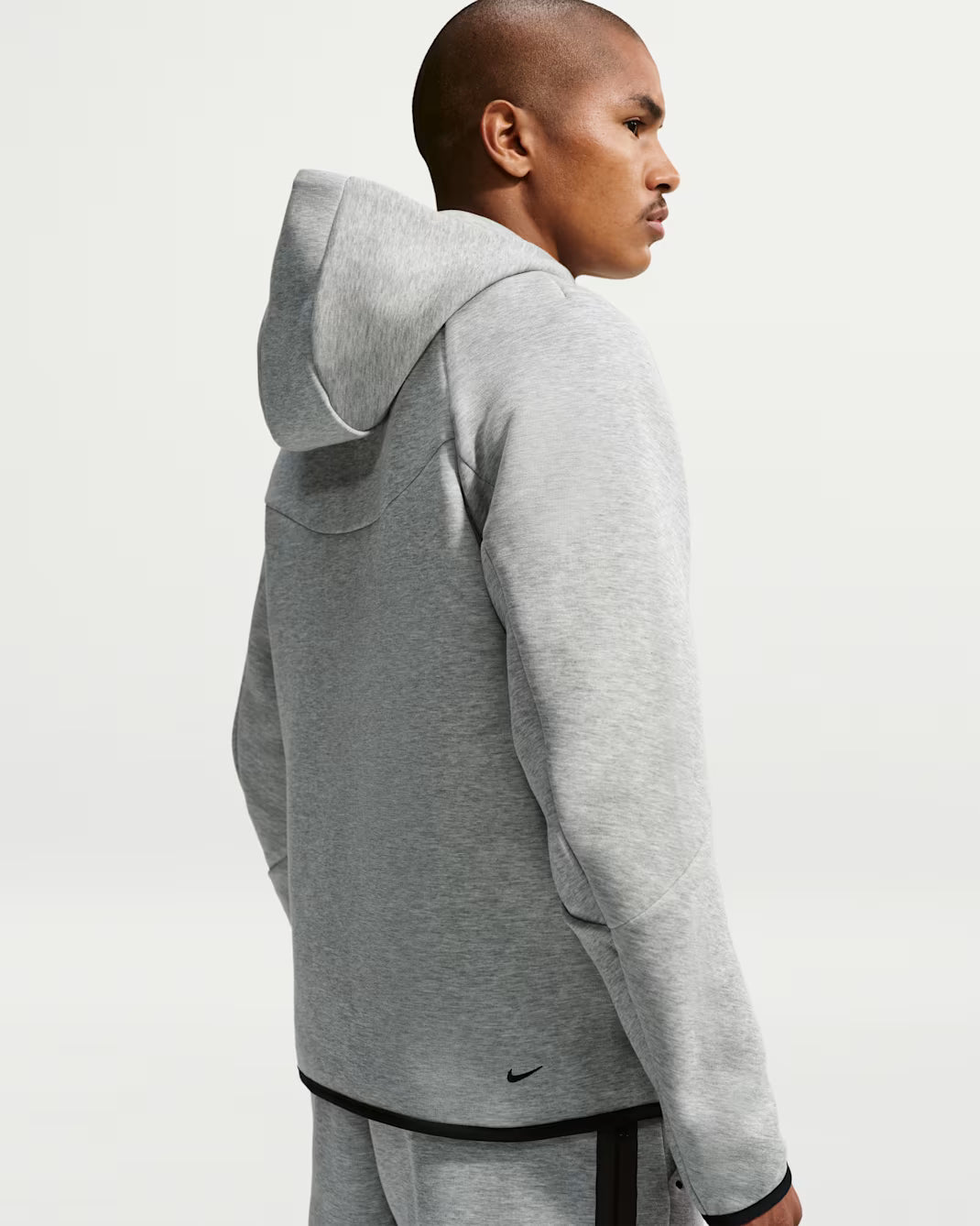Nike Tech Fleece Full-Zip Jacket Dark Grey Heather/Black - New
