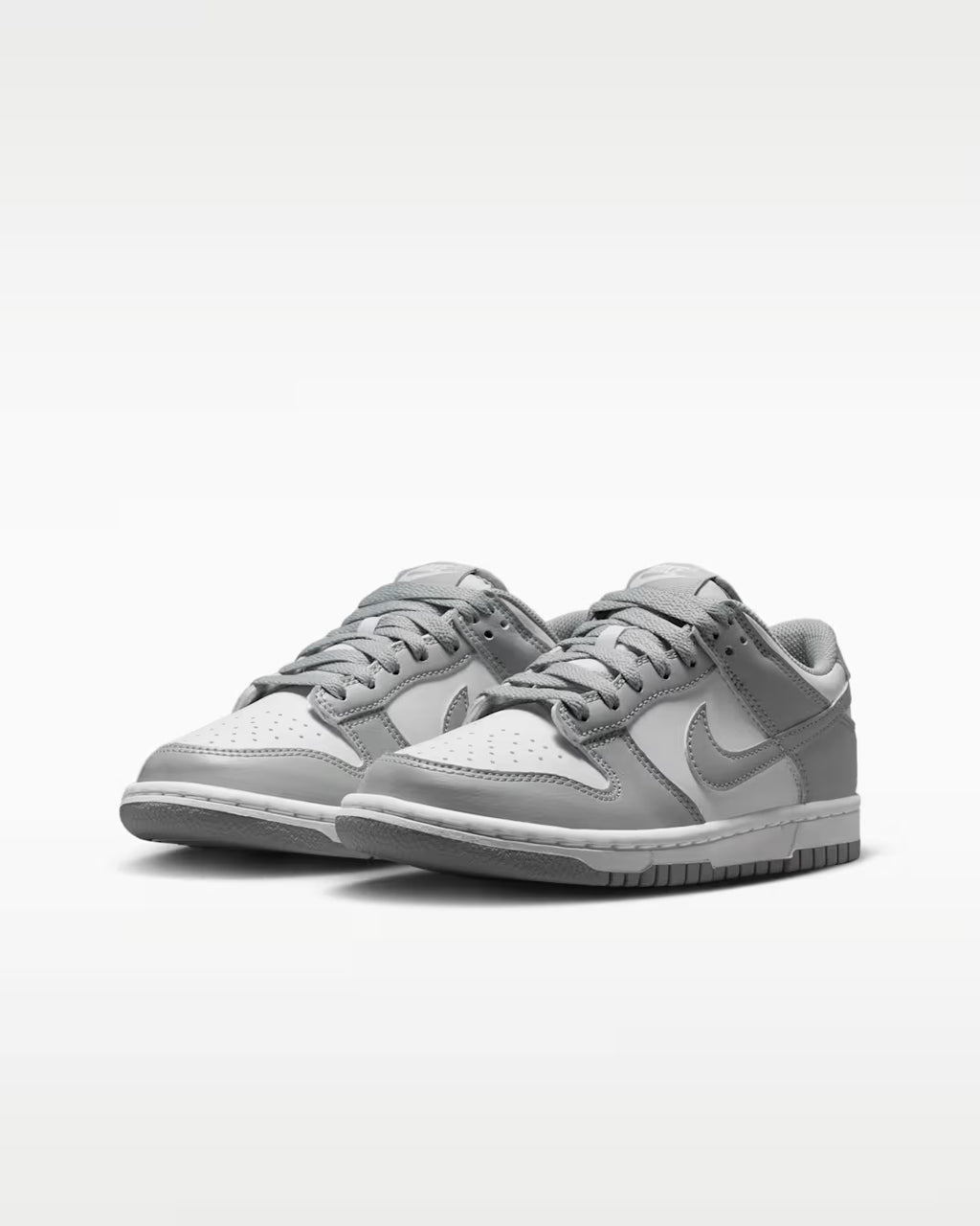 Nike Dunk Low Light Smoke Grey White (GS) - New