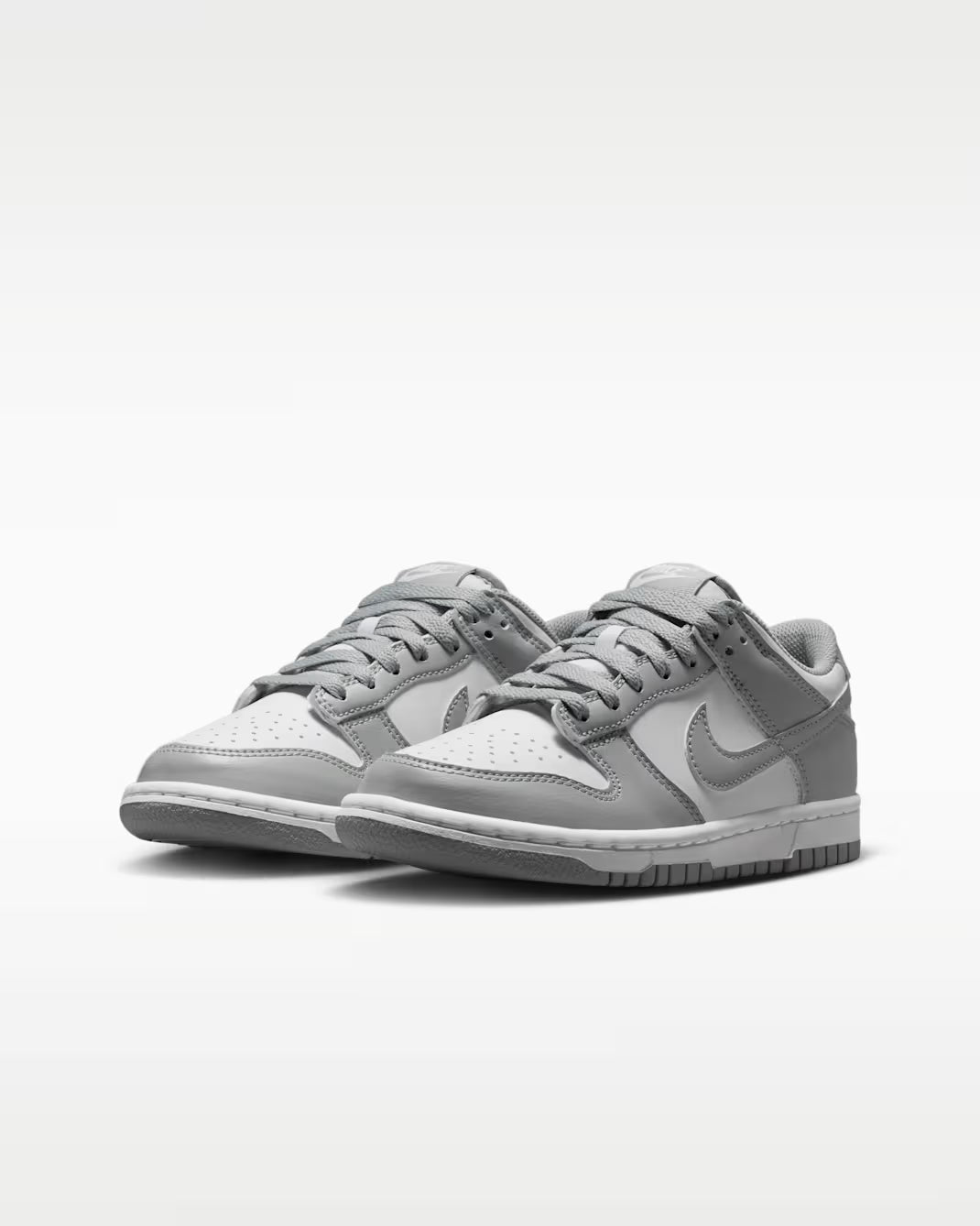 Nike Dunk Low Light Smoke Grey White (GS) - New